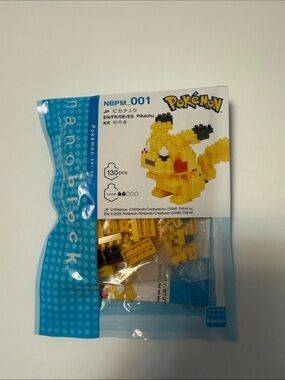 Pokémon Pikachu Nanoblock Set - Yellow